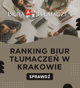 Biura tłumaczeń Kraków - ranking